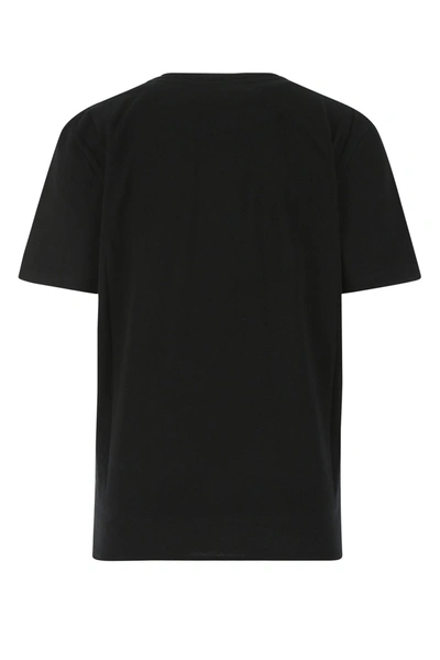 Shop Saint Laurent Black Cotton T-shirt  Black  Donna Xs