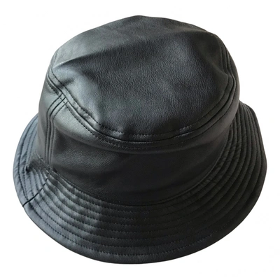Pre-owned Stand Studio Hat In Black