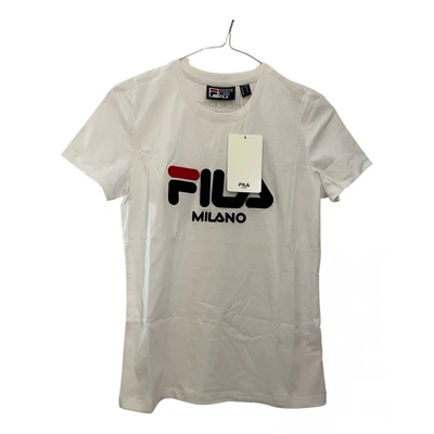 Pre-owned Fila T-shirt In White