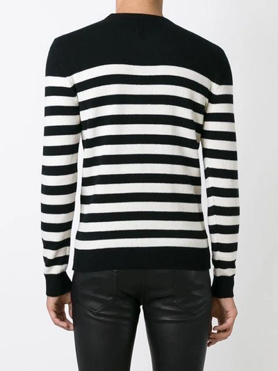 Shop Saint Laurent Striped Sweater