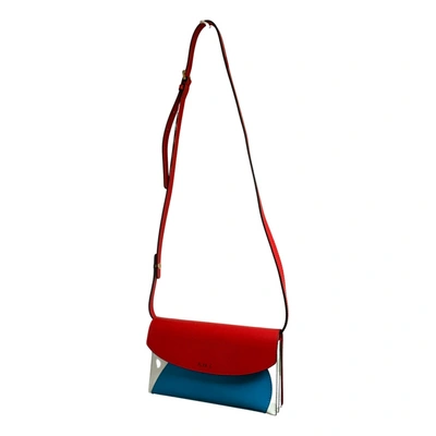 Pre-owned Plan C Leather Handbag In Multicolour