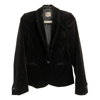 Pre-owned Pablo Velvet Suit Jacket In Black