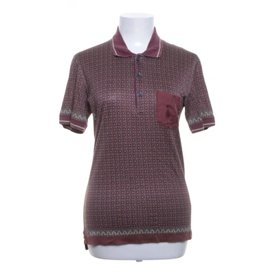 Pre-owned Dolce & Gabbana Polo In Burgundy