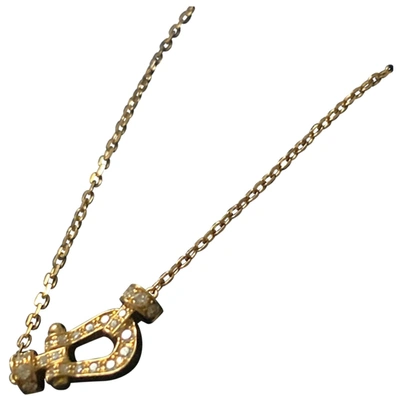 Pre-owned Fred Force 10 Yellow Gold Necklace