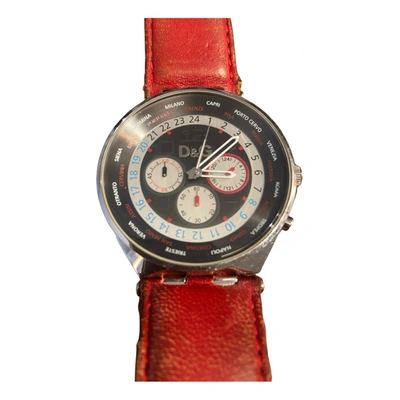 Pre-owned Dolce & Gabbana Watch In Red