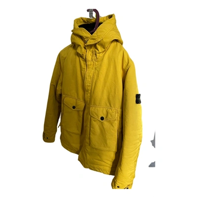 Pre-owned Stone Island Jacket In Yellow