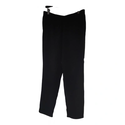 FORTE FORTE Pre-owned Trousers In Black