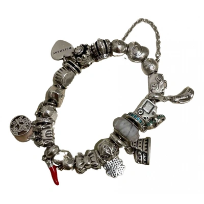 Pre-owned Pandora Bracelet In Silver