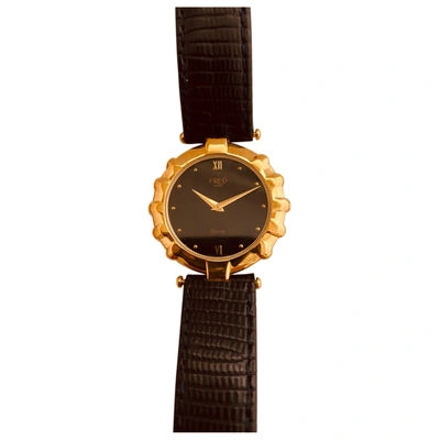 Pre-owned Fred Watch In Black