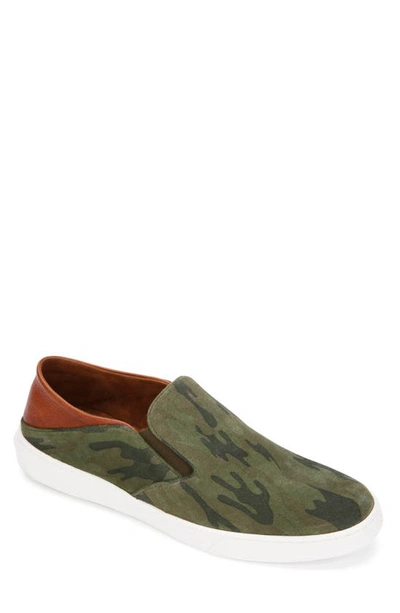 Shop Kenneth Cole New York Liam Slip-on In Olive Camo
