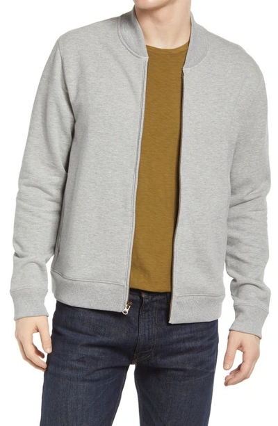 Billy Reid Dover Regular Fit Bomber Jacket In Grey ModeSens