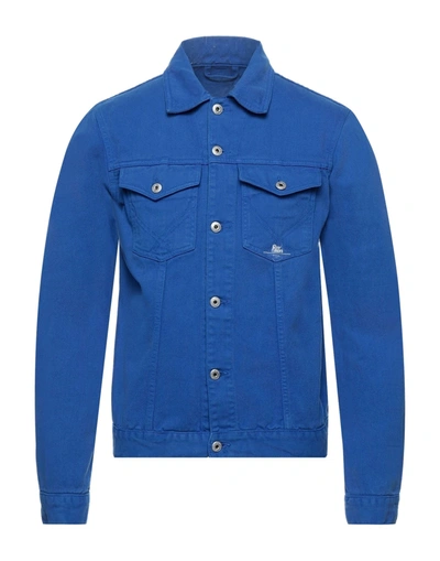 Shop Roy Rogers Denim Outerwear In Bright Blue
