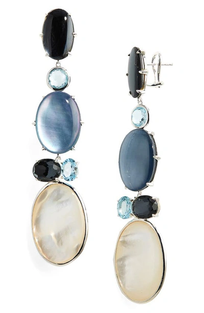 Shop Ippolita Luce Drop Earrings In Silver