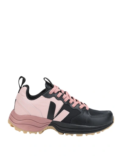 Shop Veja Venturi Woman Sneakers Pastel Pink Size 7 Soft Leather, Textile Fibers