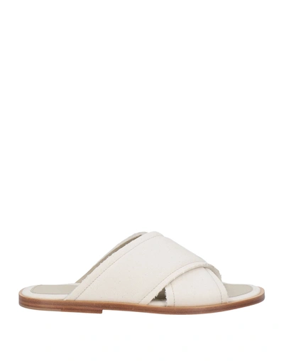 Maison Margiela Sandals In Ivory