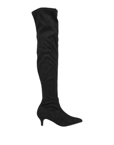 Shop Caffenero Knee Boots In Black