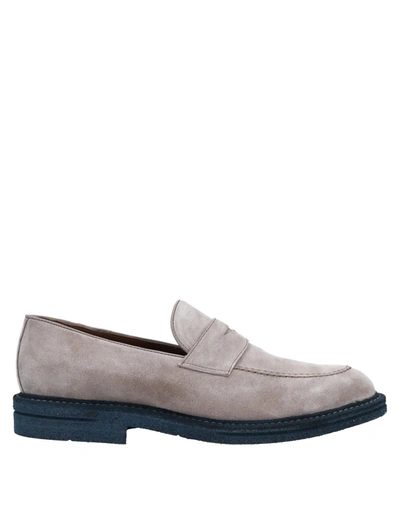 Shop Migliore Loafers In Dove Grey