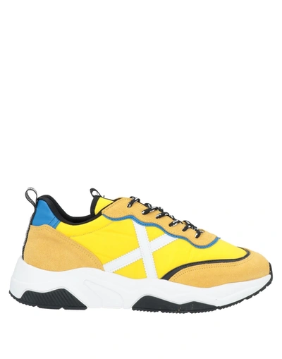 Shop Munich Sneakers In Yellow