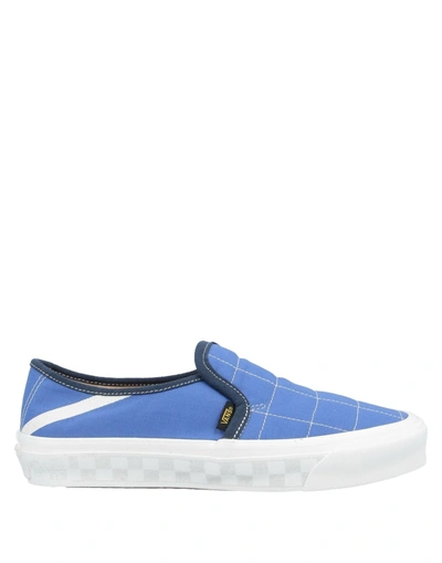 Shop Vans X Taka Hayashi Vault By  Man Sneakers Bright Blue Size 10 Textile Fibers