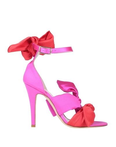 Shop Gia Couture Sandals In Fuchsia