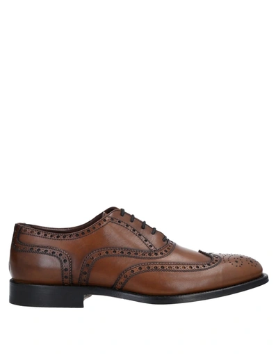 Shop Migliore Lace-up Shoes In Brown