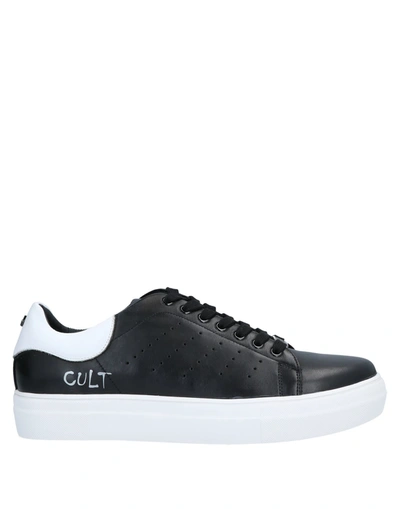 Shop Cult Man Sneakers Black Size 8 Soft Leather