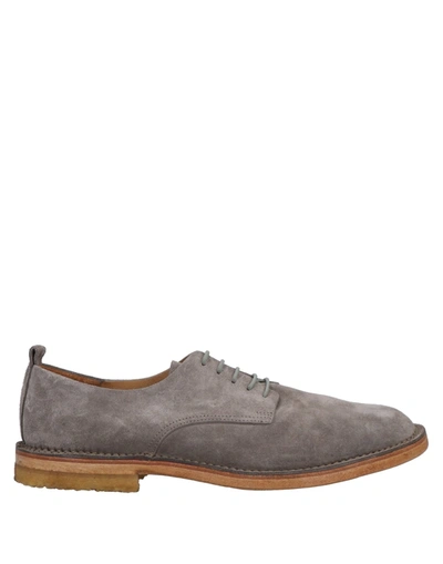Shop Buttero Lace-up Shoes In Grey