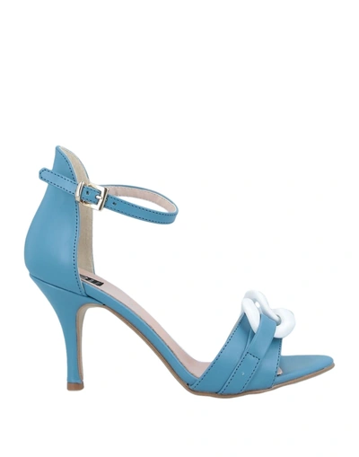 Shop Islo Isabella Lorusso Woman Sandals Pastel Blue Size 10 Textile Fibers
