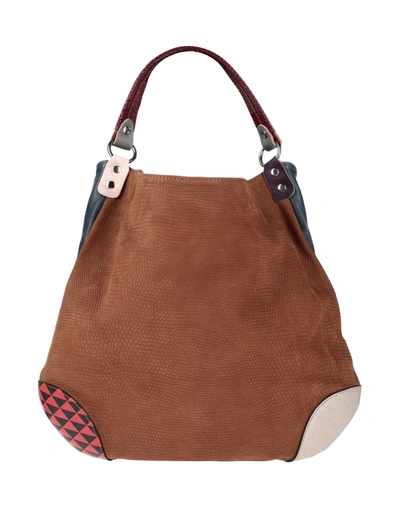 Shop Ebarrito Handbags In Brown