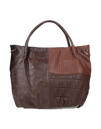 Shop Maury Handbags In Brown