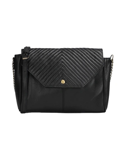 Shop Pieces Handbags In Black