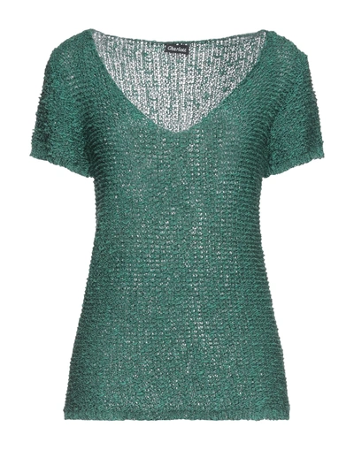 Shop Charlott Sweaters In Deep Jade