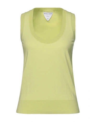 Shop Bottega Veneta Woman Sweater Light Green Size Xs Cashmere, Polyamide, Polyester, Elastane