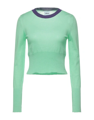 Shop Akep Sweaters In Light Green