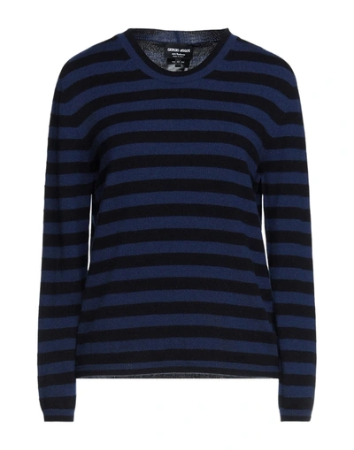 Shop Giorgio Armani Woman Sweater Blue Size 4 Cashmere