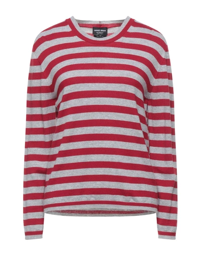 Shop Giorgio Armani Woman Sweater Red Size 4 Cashmere