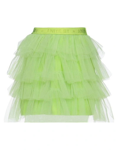 Shop Aniye By Woman Mini Skirt Acid Green Size 8 Polyamide, Elastane