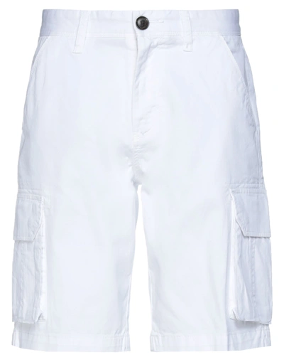 Shop Sun 68 Man Shorts & Bermuda Shorts White Size 31 Cotton, Elastane
