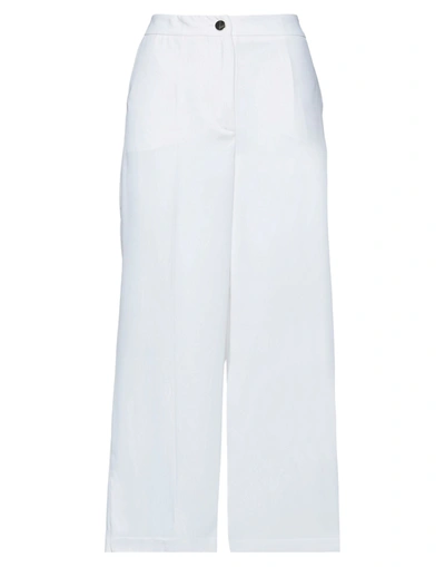 Shop Atos Lombardini Woman Pants White Size 6 Polyester