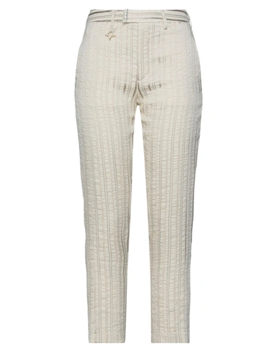 Shop Lorena Antoniazzi Woman Pants Ivory Size 10 Viscose, Cotton, Cupro In White