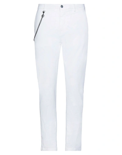 Shop Mason's Man Pants White Size 36 Cotton, Lyocell, Elastane