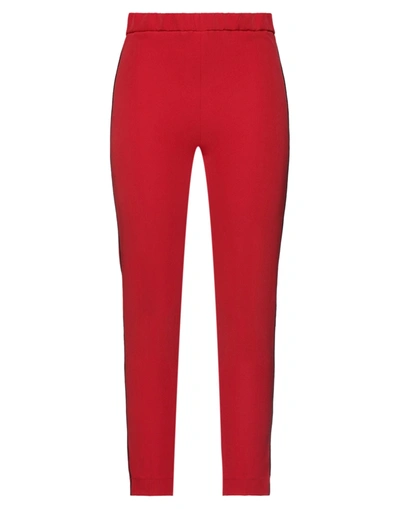 Shop Eleven88 Woman Pants Red Size 10 Polyester, Elastane