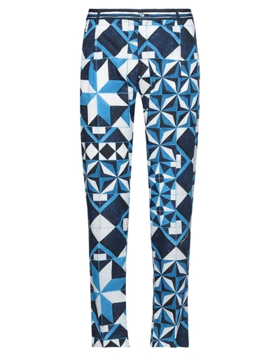 Shop Dolce & Gabbana Man Pants Blue Size 28 Cotton