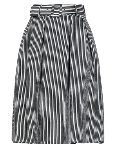 Shop B.yu B. Yu Woman Midi Skirt Black Size M Viscose, Polyester