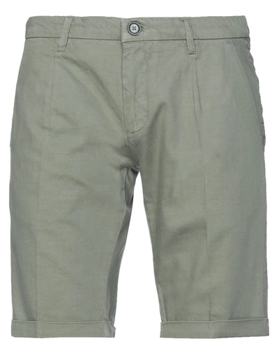 Yes Zee By Essenza Man Shorts & Bermuda Shorts Military Green Size 29 Cotton, Linen In Green