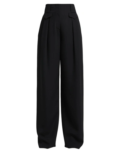 Shop Giorgio Armani Woman Pants Black Size 8 Viscose, Silk