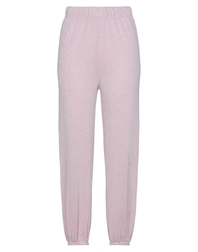 Shop Viki-and Woman Pants Pink Size 8 Viscose, Metallic Polyester, Polyester