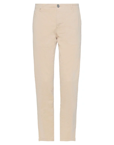 Shop Beverly Hills Polo Club Man Pants Beige Size 30 Cotton, Elastane