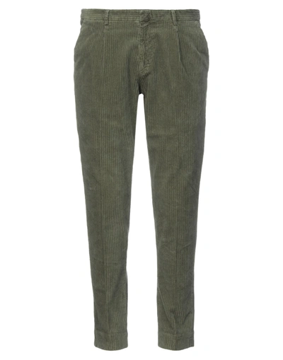Shop Adaptation Man Pants Military Green Size 40 Cotton, Rubber