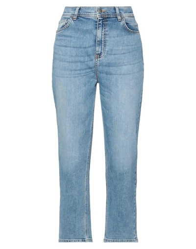 Shop Brian Dales Woman Jeans Blue Size 30 Cotton, Lycra